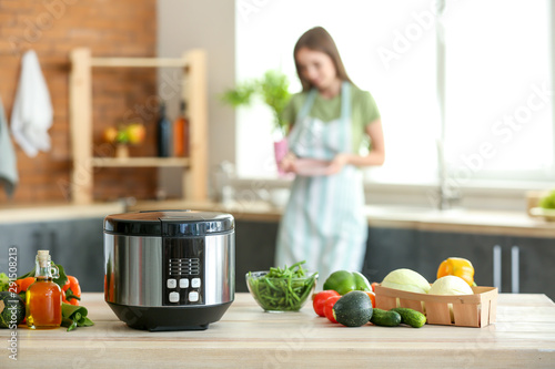 Modern multi cooker and pro...