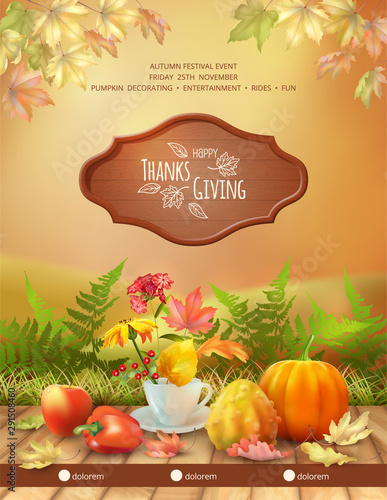 Happy Thanksgiving Flyer