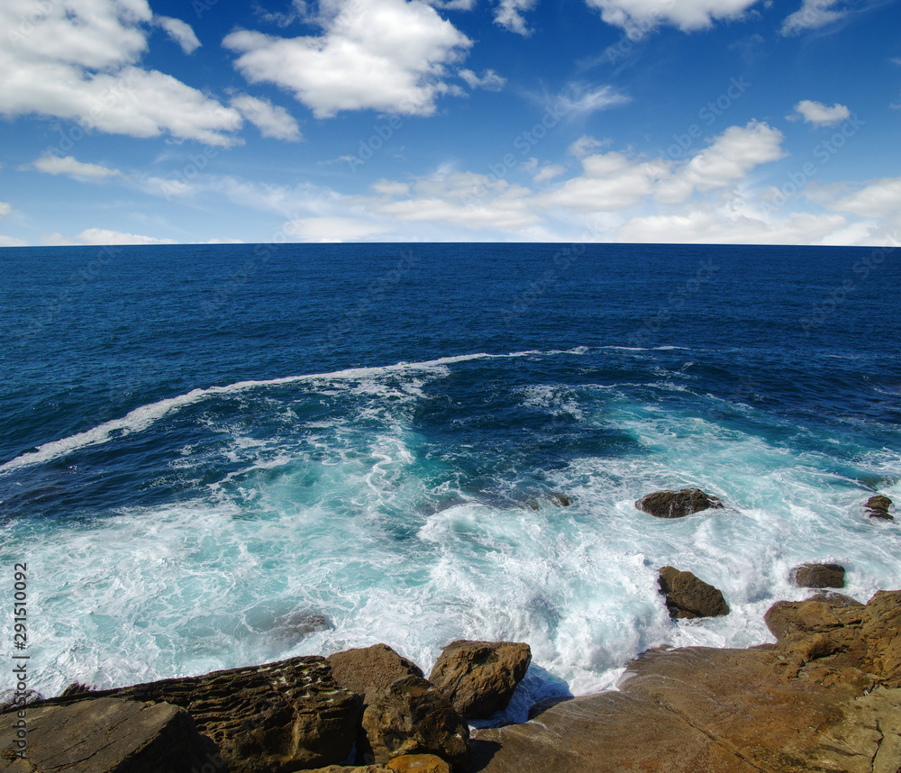Ocean with beautiful turquoise water. Ocean with beautiful turquoise water.