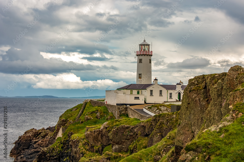 Fanad Lighthouse Donegal Ireland North Coast clouds seascape