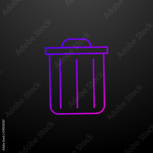 Trash box nolan icon. Elements of cleaning set. Simple icon for websites, web design, mobile app, info graphics