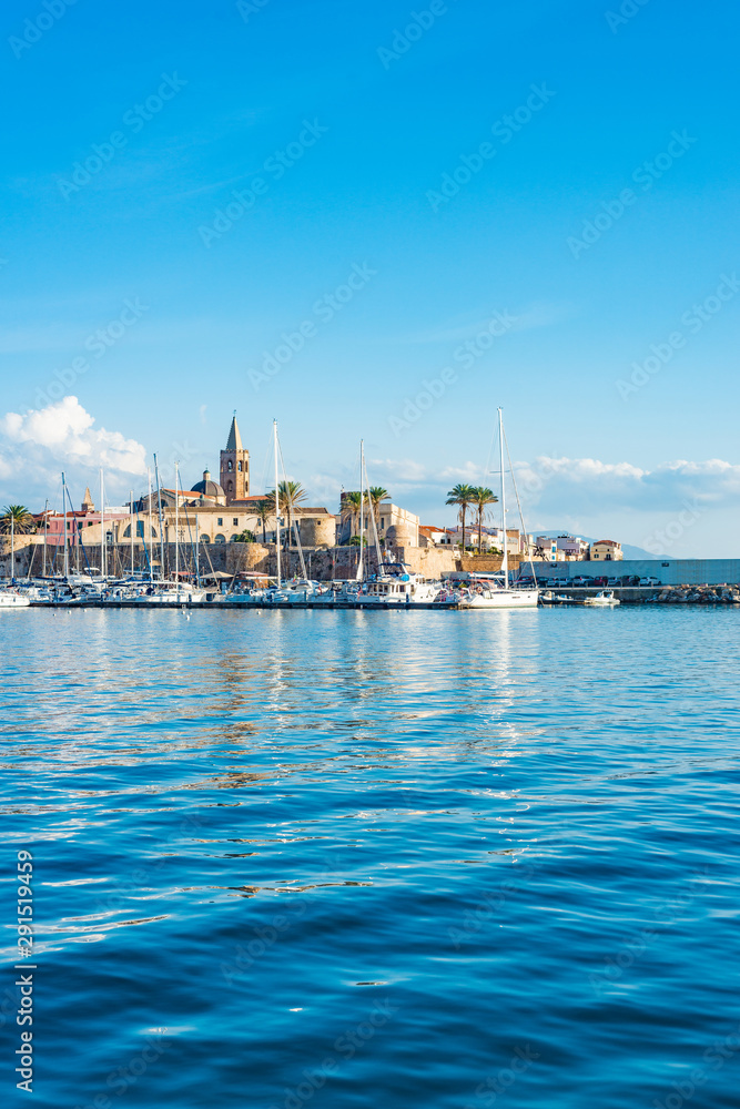 Fototapeta premium Alghero city in Sardinia, Italy.