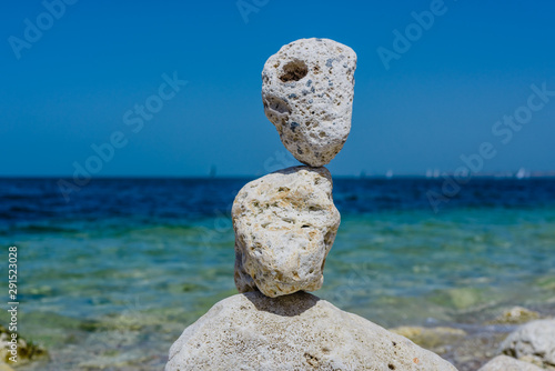 Pile of stones- abstract natural landscape