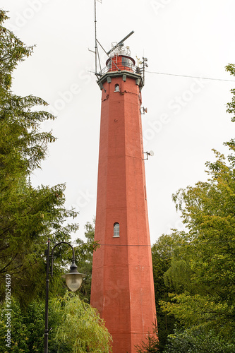 Obraz na płótnie Lighthouse in Hel (Poland) w salonie