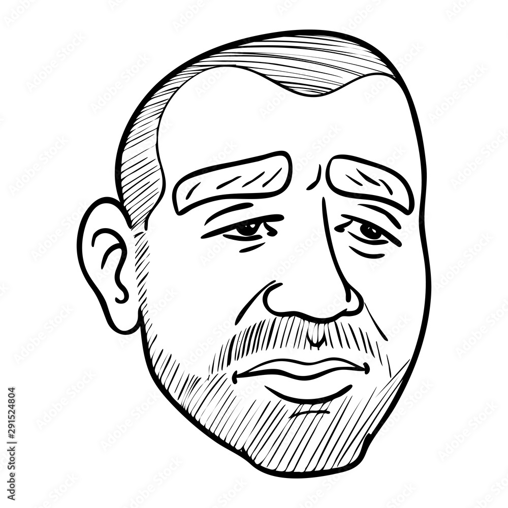 face of a great man with short hair and three days beard. avatar, bored, tired, sad, comic, face. face of a great man with short hair and three days beard. avatar, bored, tired, sad, comic, face.