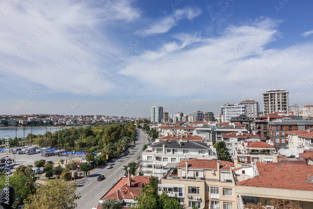 Fototapeta premium Kalamis City in Kadikoy, Turkey