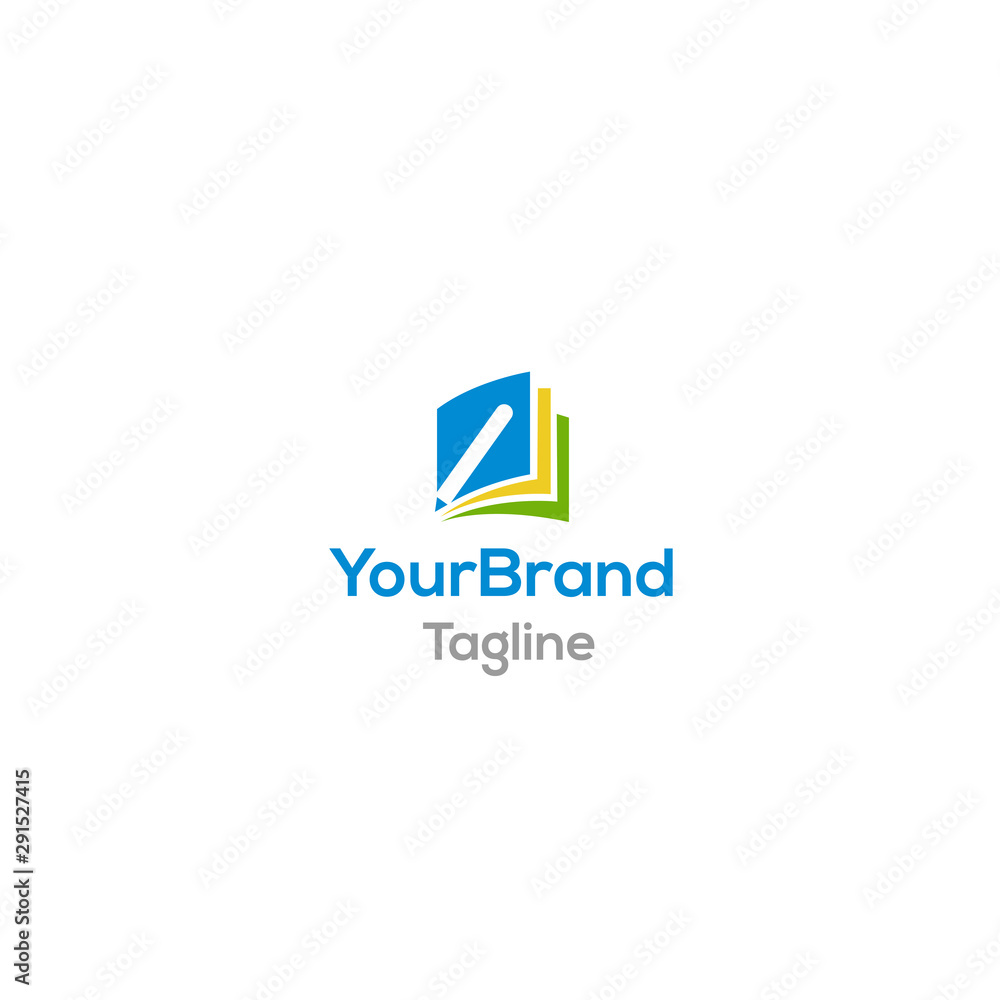 Creative education logo template Creative education logo template
