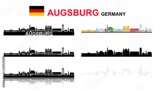 Augsburg, großes Set