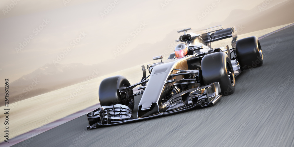 Premium Photo  Race car 3d rendering 3d illustration