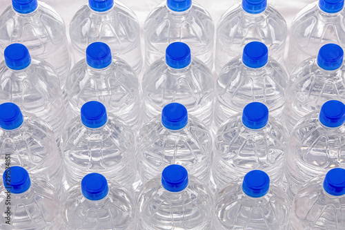 Water bottle pack isolated