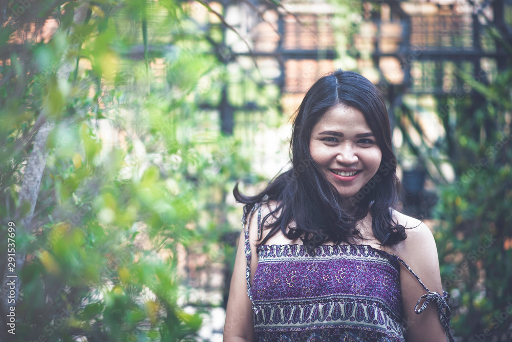 Beautiful asian woman image Happy smile, happy holiday concept Beautiful asian woman image Happy smile, happy holiday concept