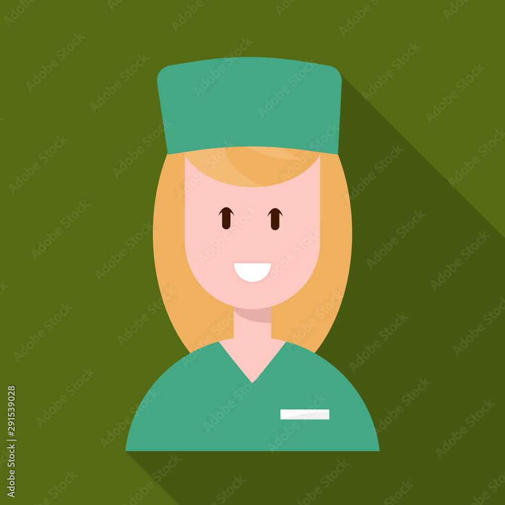 Isolated object of doctor and paramedic icon. Set of doctor and woman stock vector illustration. Isolated object of doctor and paramedic icon. Set of doctor and woman stock vector illustration.
