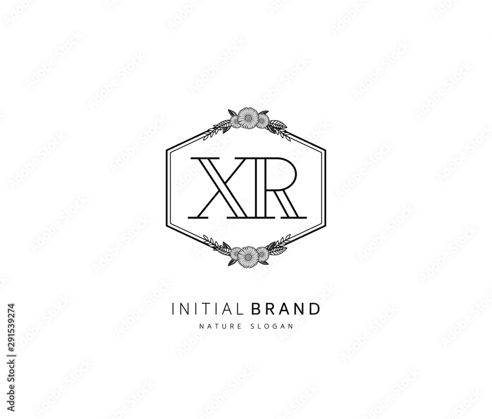 X R XR Beauty vector initial logo, handwriting logo of initial signature, wedding, fashion, jewerly, boutique, floral and botanical with creative template for any company or business. X R XR Beauty vector initial logo, handwriting logo of initial signature, wedding, fashion, jewerly, boutique, floral and botanical with creative template for any company or business.