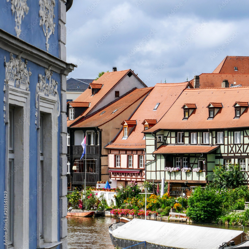 BAMBERG, Germany: Famous Medieval Town of Bamberg in Bavaria Franconia