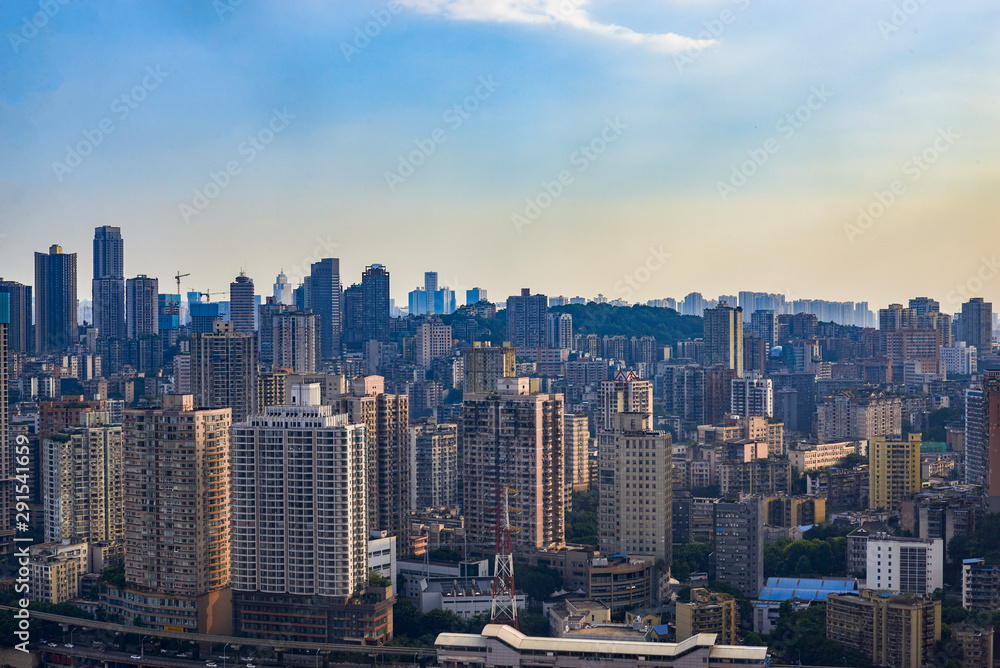 Obraz Urban High-rise Buildings in Chongqing