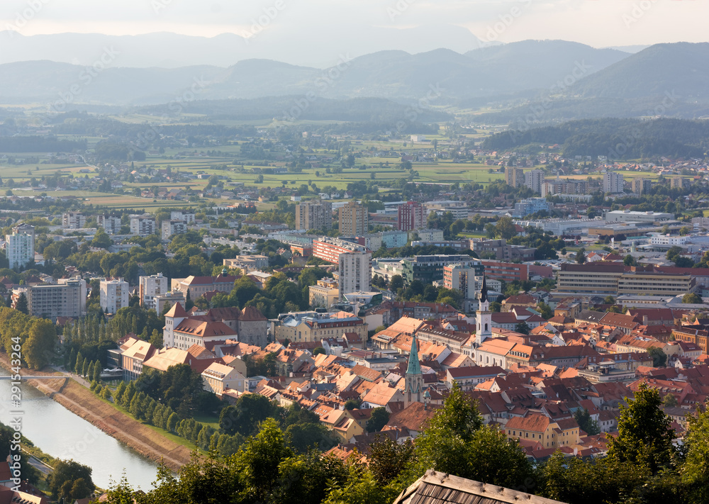 Celje, Slovenia, from the Old Castle