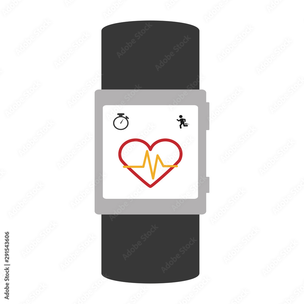 smart watch technology icon vector illustration smart watch technology icon vector illustration