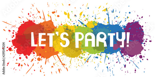 Paint Splat - Let's Party