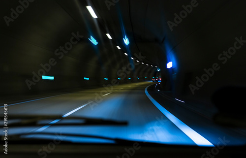 car tunnel highway