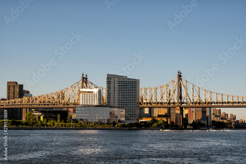 Ed Koch Queensboro Bridge and east river view from Long Island City