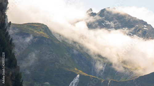 Mountain waterfall