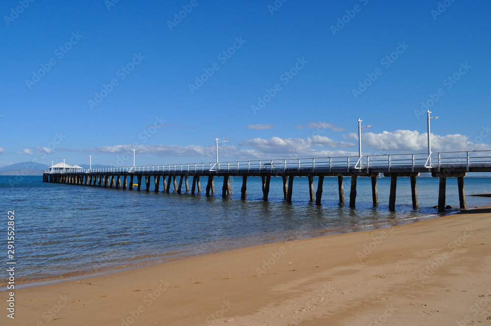 The Jetty and the beach at Picnic Bay, Magnetic Island, Queensland, Australia