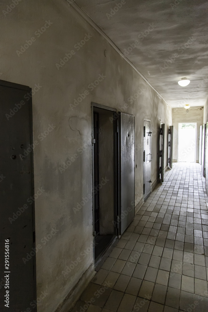 Fototapeta premium Old jail with cells