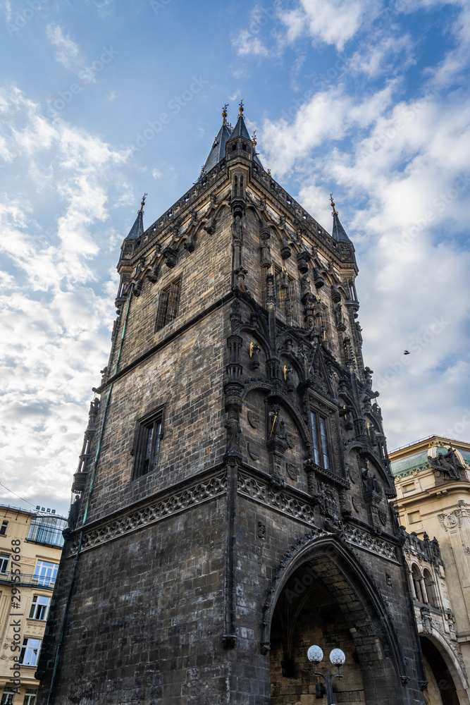 Fototapeta premium Powder Tower of Prague in Czech Republic.