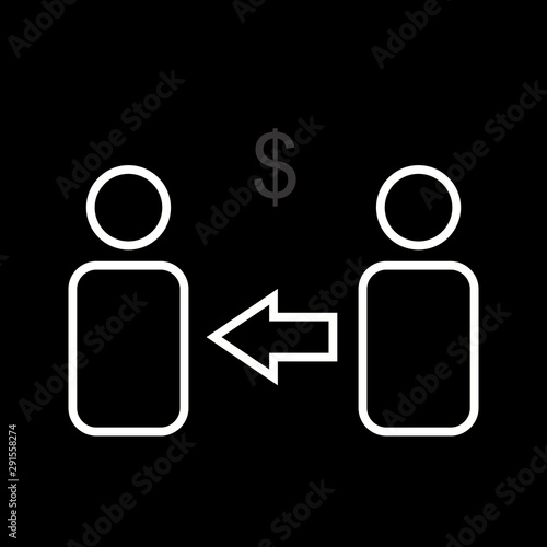 Beautiful Market Affiliate vector line icon