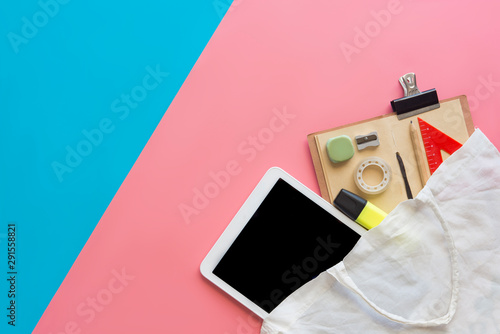 Concept back to school modern