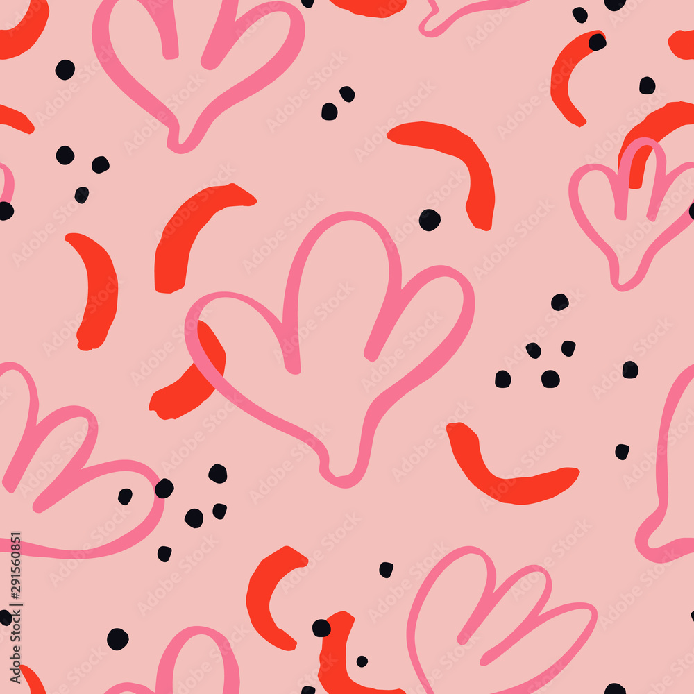 Super cute seamless texture with different shapes. Vector pattern in naive style with cute hand drawn elements. Colorful design . Super cute seamless texture with different shapes. Vector pattern in naive style with cute hand drawn elements. Colorful design .