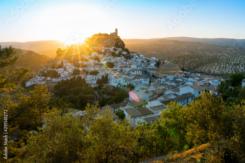 Late afternoon in Montefrio, beautiful village in the province of Granada, Andalusia, Spain. photo
