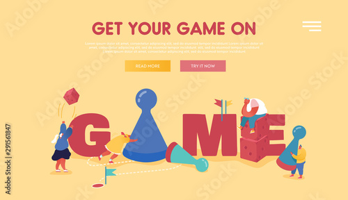 People Characters playing board or tabletop games for web design, mobile app, landing page. Leisure activity for friends or family members, Business Strategy and gambling concept. Vector Illustration