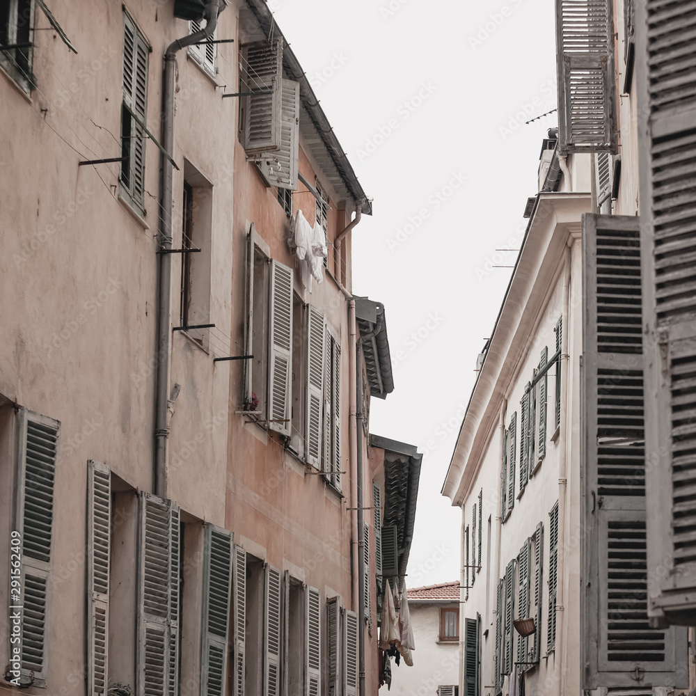 Obraz premium Old historical Town of Nice, France