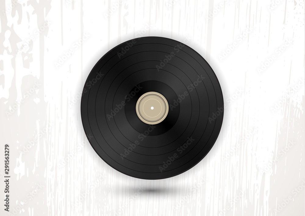Vinyl records icon illustration, music pattern. Vinyl records icon illustration, music pattern.