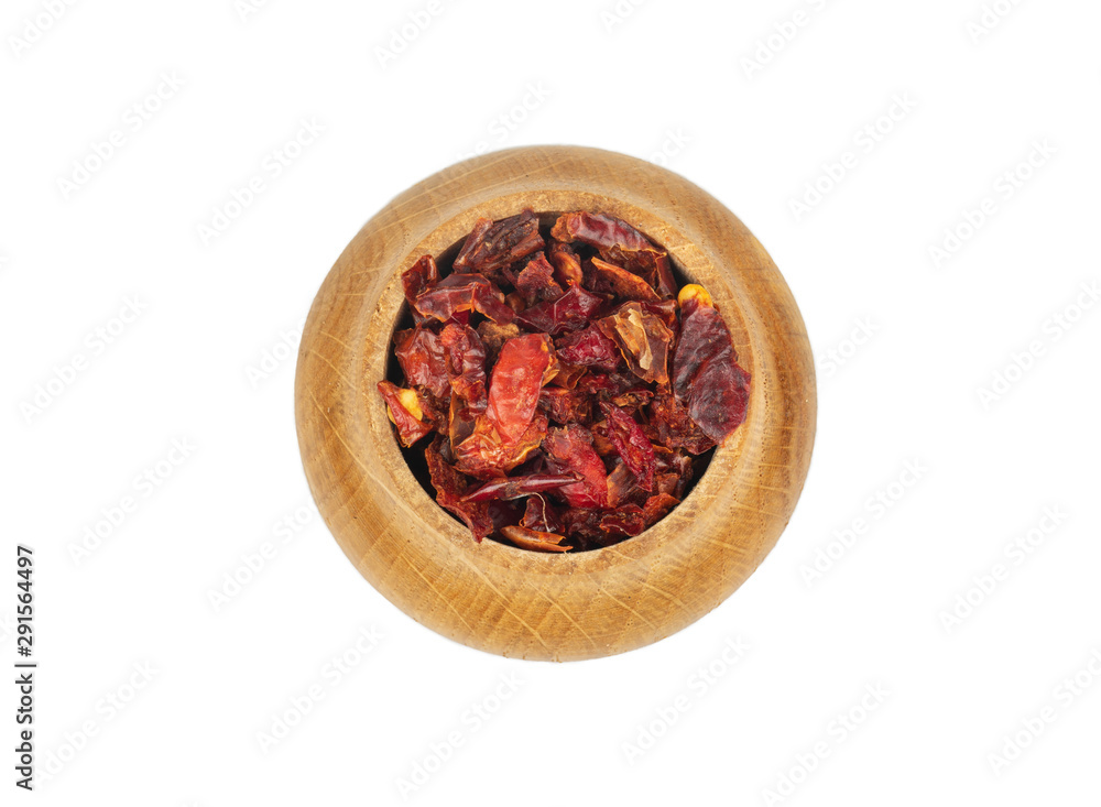 Pieces dry red pepper