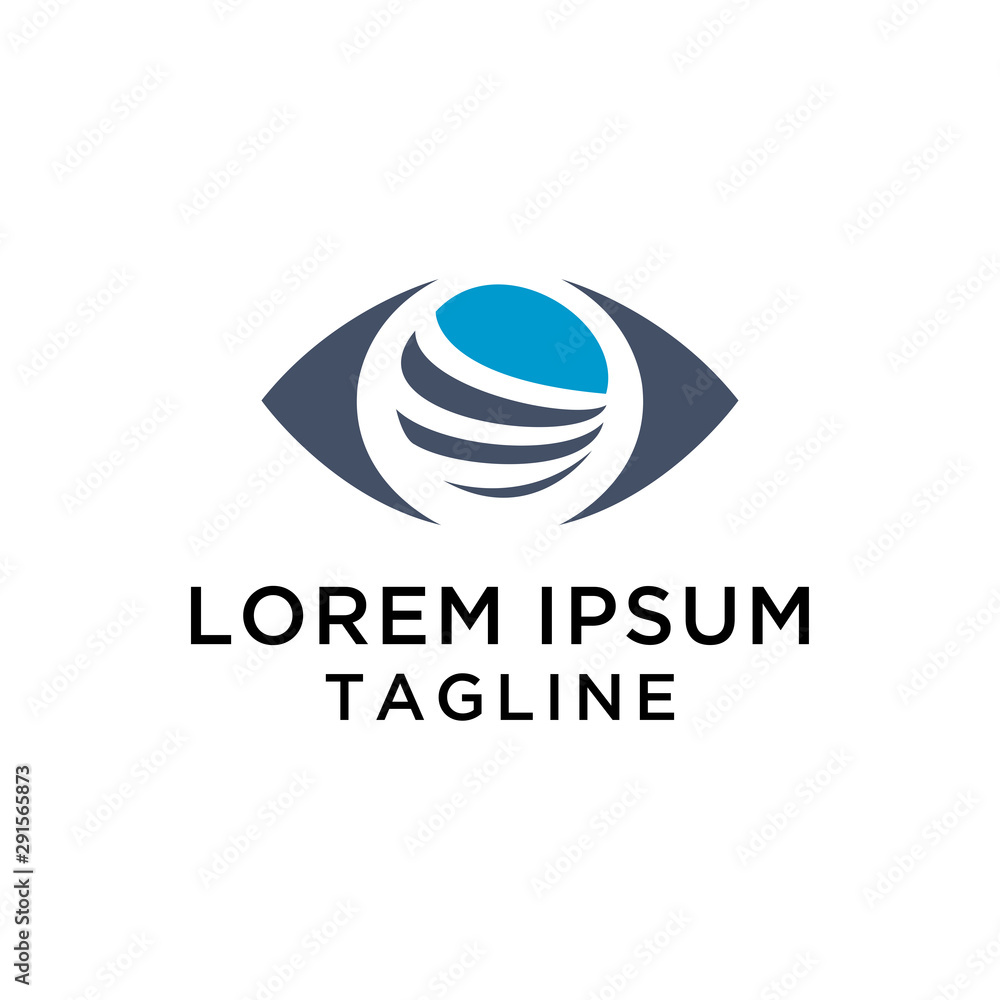 World Eye Logo Design Template
