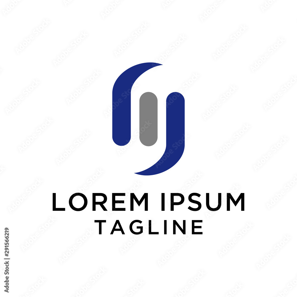 initial letter logo SI, IS logo template initial letter logo SI, IS logo template