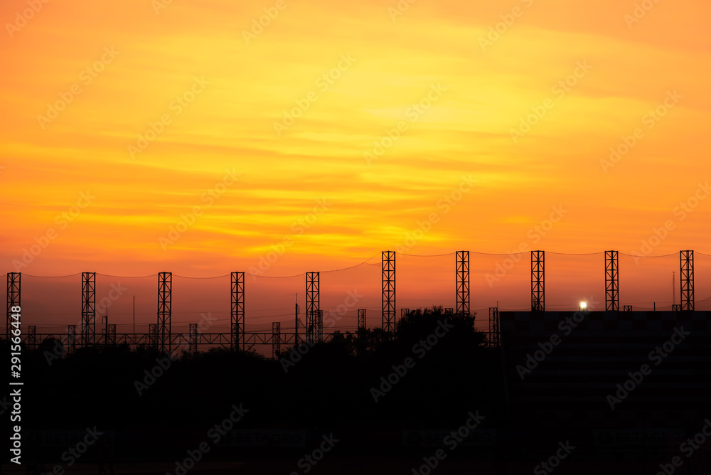 One of the capital's beautiful golden sunsets One of the capital's beautiful golden sunsets