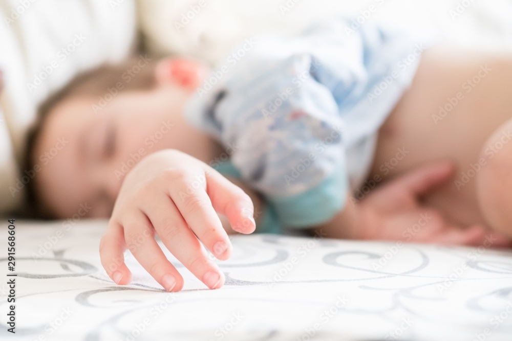Bed sleep child person portrait, human. Bed sleep child person portrait, human.