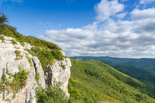 cloudy sky and villages view