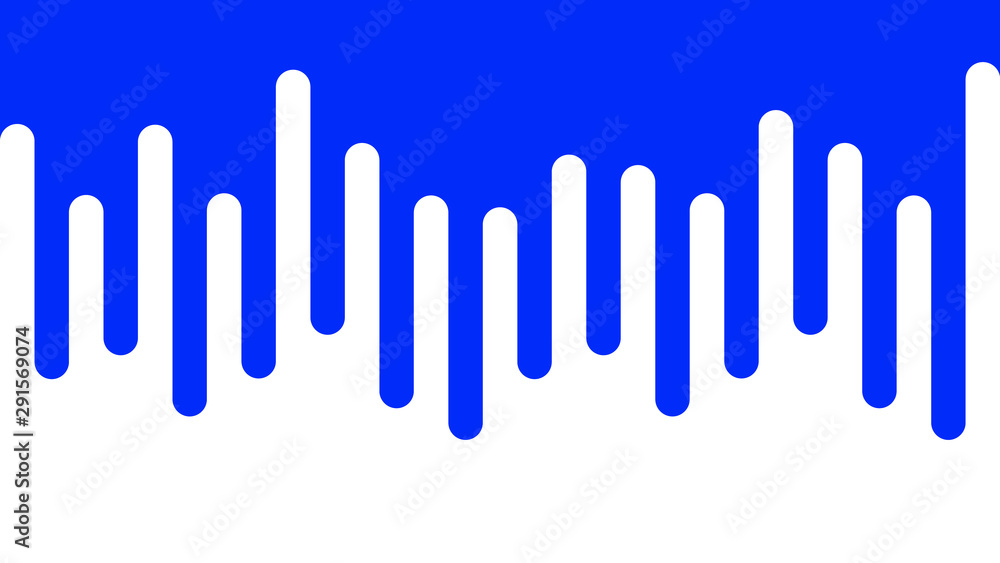 Obraz premium Modern style line background blue rounded paint.