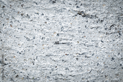 stone wall abstract background with light gray and cracked structure, isolated