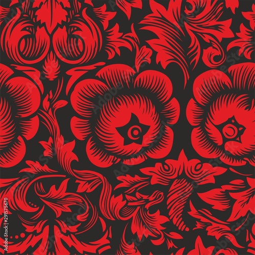 Seamless Old Russian pattern. Use as tiled pattern  background  wallpaper  textile design  for covers  invitations and other design elements.