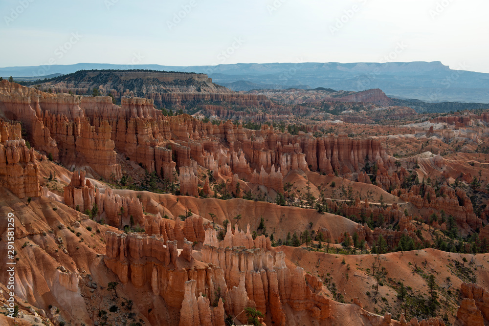 Bryce Canyon with typical hoodoos