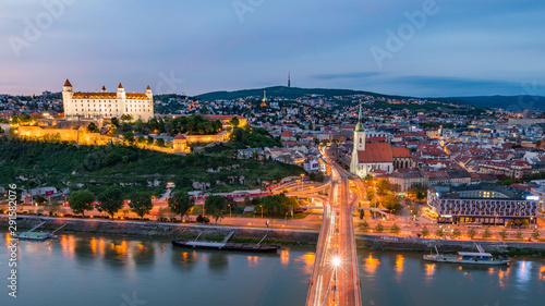 Bratislava seen from above