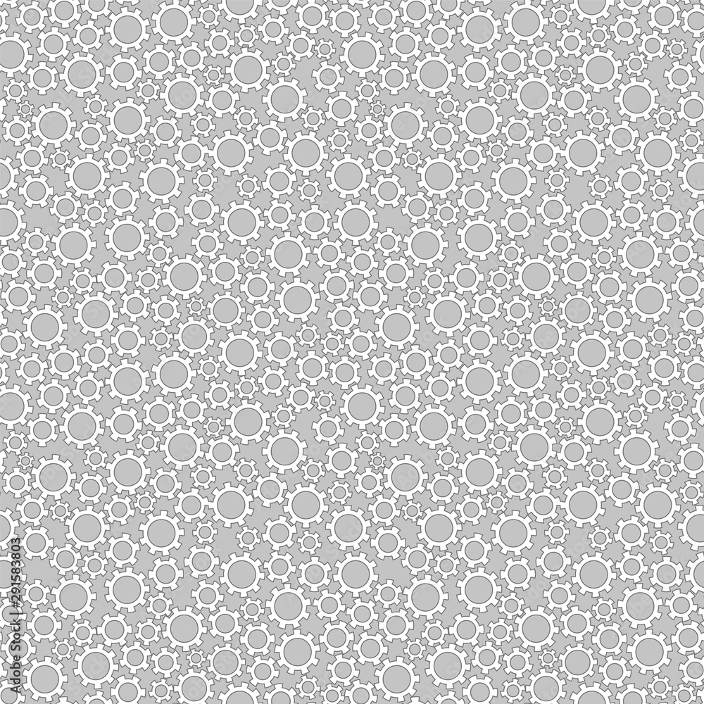 Pattern gears. Mechanical seamless background. Vector illustration Pattern gears. Mechanical seamless background. Vector illustration