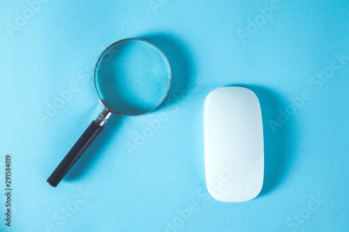 magnifier and mouse