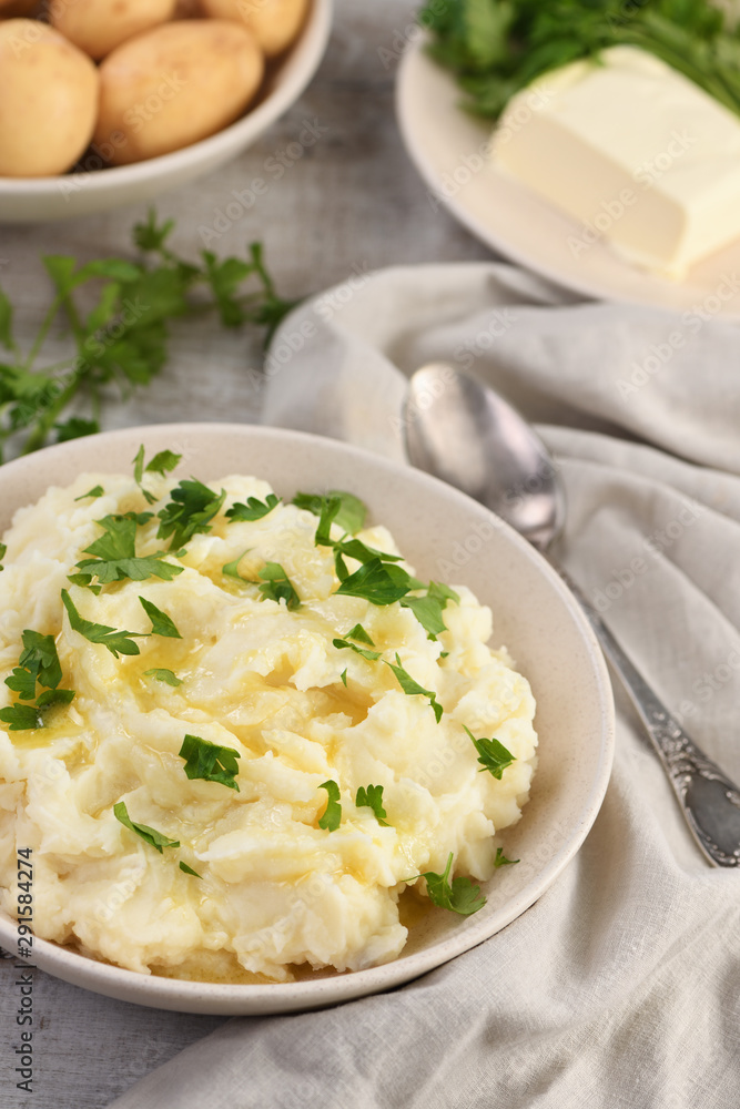 Mashed potatoes with butter Mashed potatoes with butter