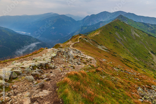 Hiking trail in Tatra mountains
